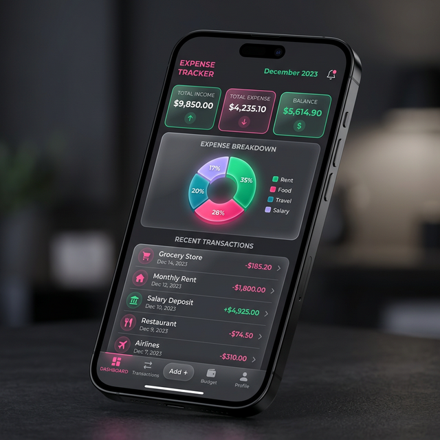 আয় ও ব্যয় ট্র্যাকিং প্রিভিউ